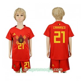 Belgija Dres Carrasco 21 Dječji Domaći Svjetsko prvenstvo 2018